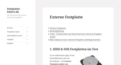 Desktop Screenshot of festplatte-extern.de