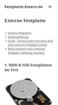Mobile Screenshot of festplatte-extern.de